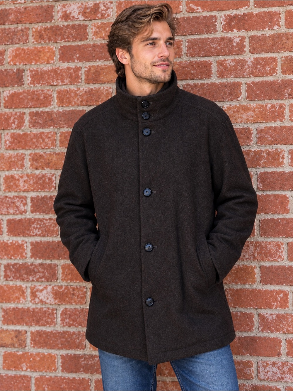 London Fog Brown Wool
Car Coat